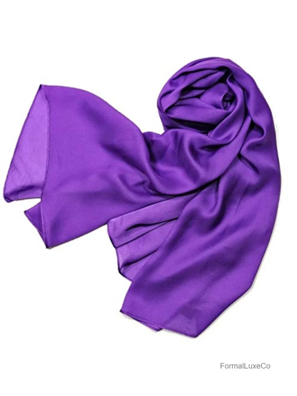 Large Silk Feel Fashion Scarf Shawl 70.5x35.4 In for Women